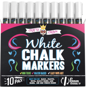 White Chalk Markers